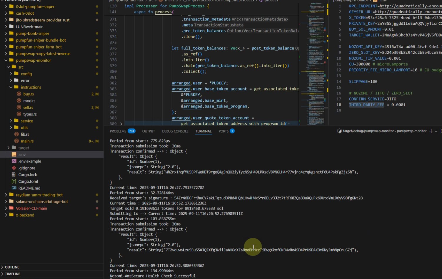 Solana copytrading bot